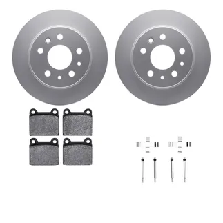 R1 Concepts WDUH1-63119 Carbon Series Brake Rotors W/ 5000 Oep Brake Pads & Hdw